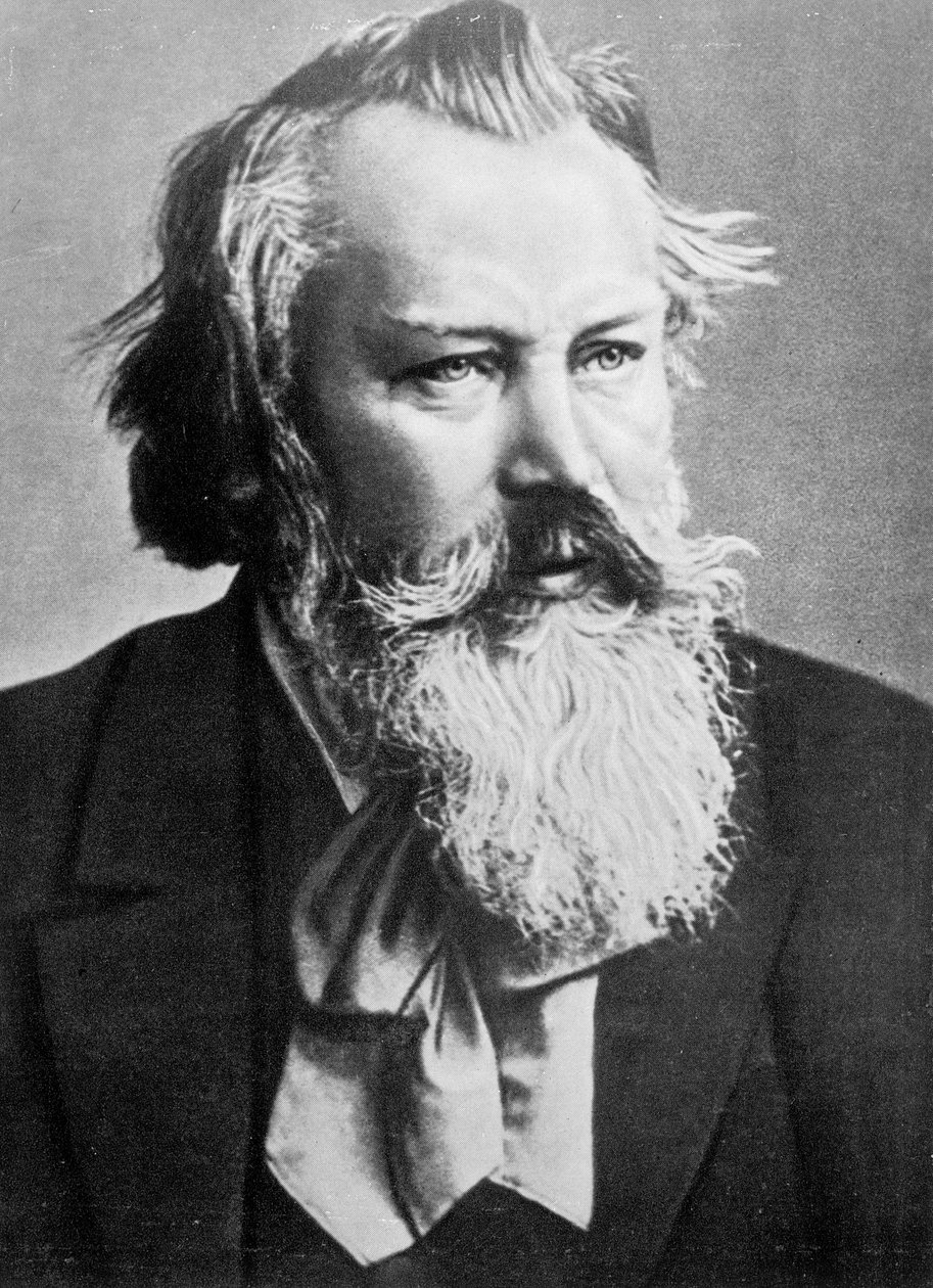 Johannes Brahms, 1879 - Austrian Photographer