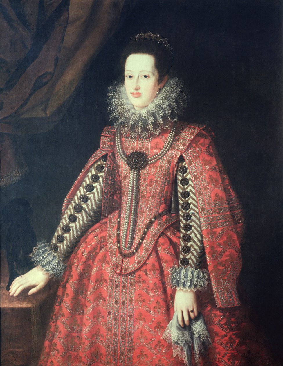 Duchesse Éléonore de Mantoue (1598-1633) 2ème épouse de Ferdinand II - Austrian School