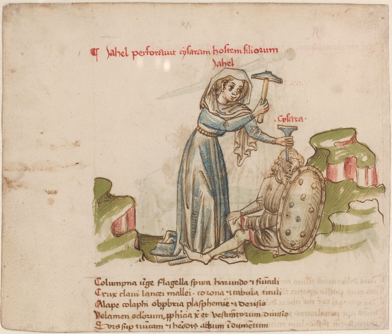 Jaël tuant Sisera - Austrian 15th Century