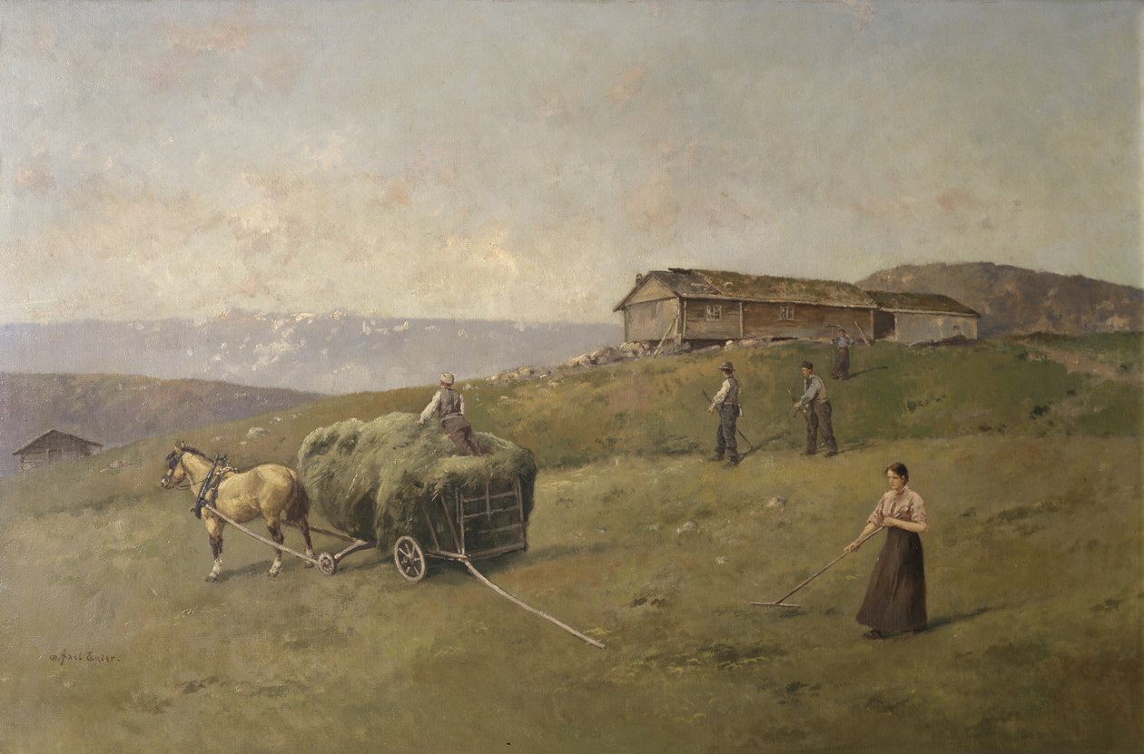 Conduire le foin - Axel Hjalmar Ender