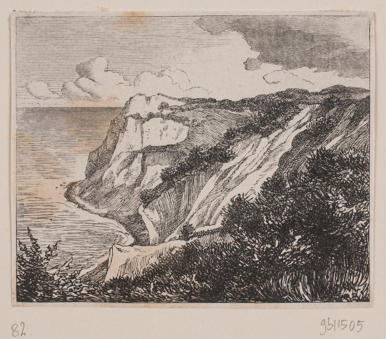 Falaises de Møns - Axel Theodor Kittendorff