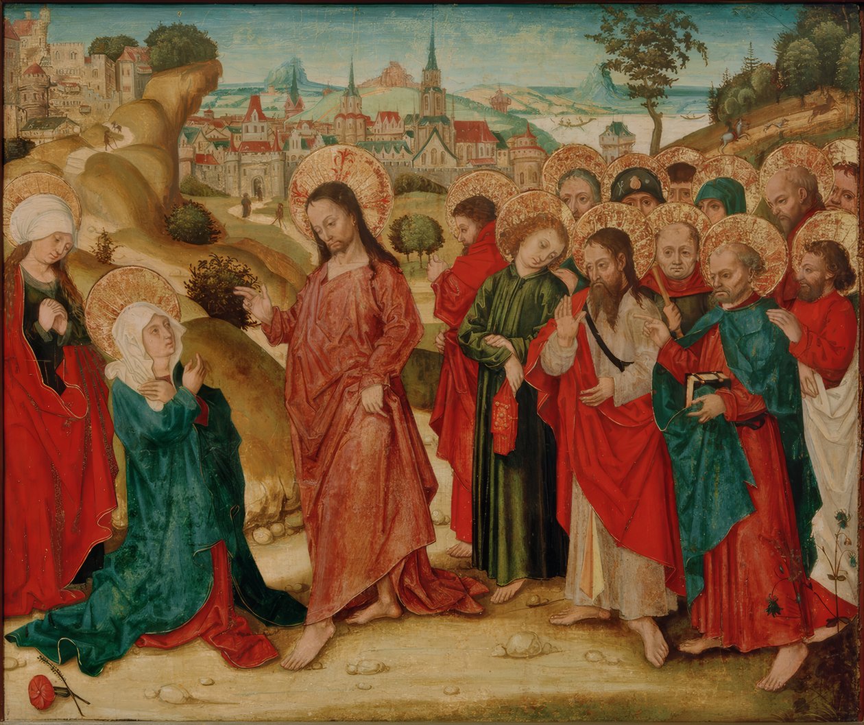 Adieu du Christ à sa mère - Badener Nelkenmeister