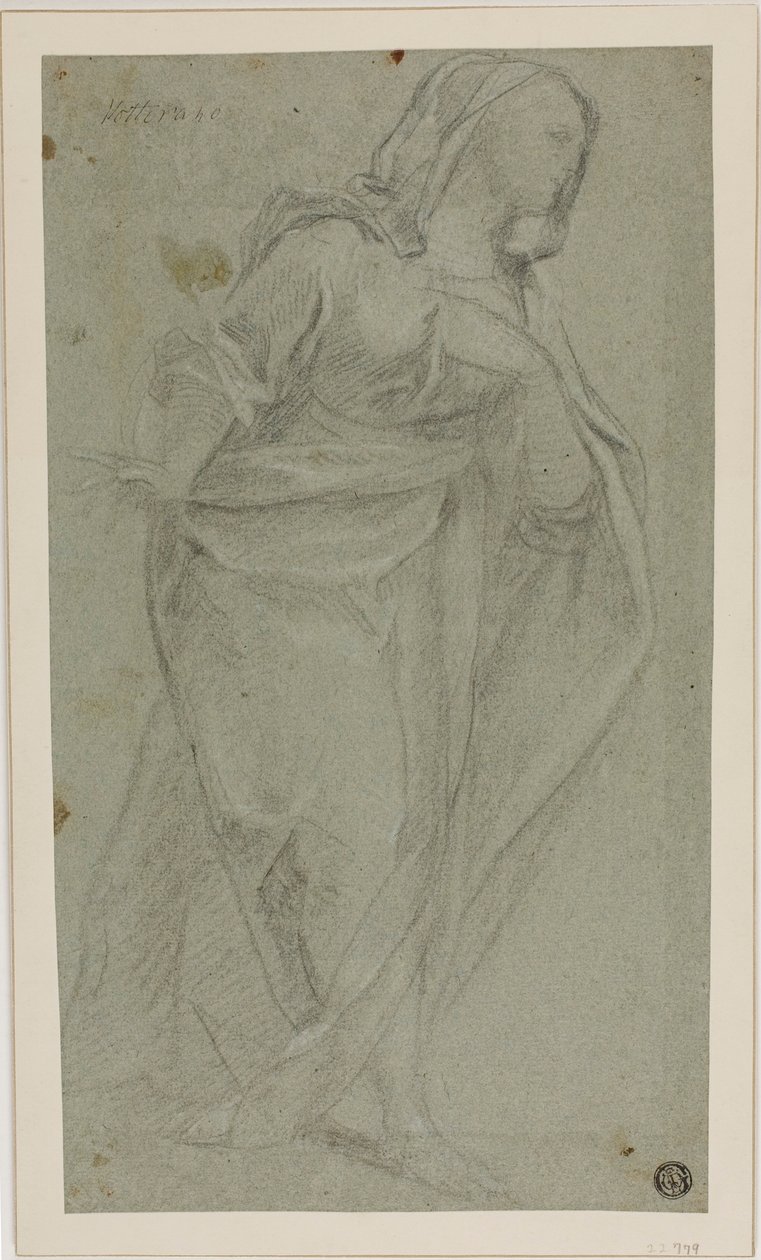 Figure féminine drapée debout - Baldassare Franceschini