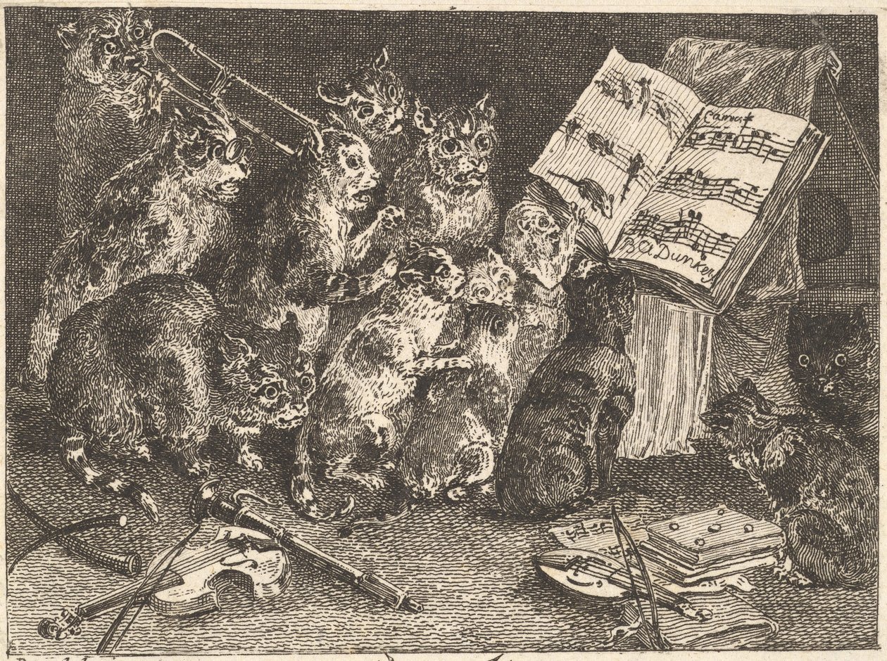 Concert de chats - Balthasar Anton Dunker
