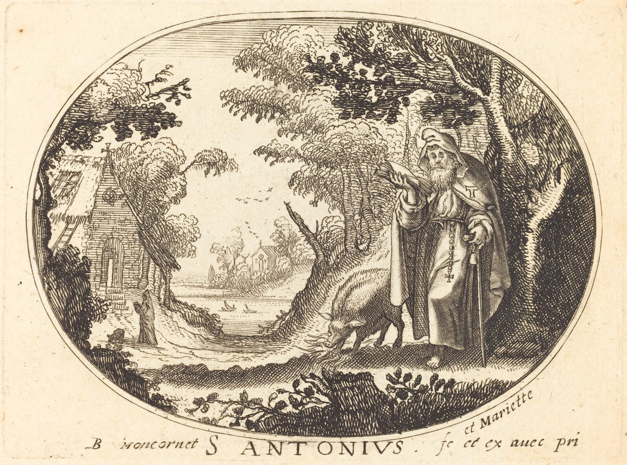 Saint Antoine - Balthasar Moncornet