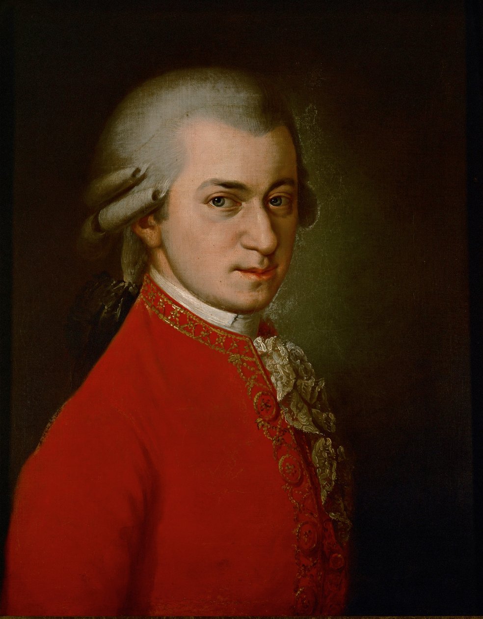 Wolfgang Amadeus Mozart ... (huile sur toile) - Barbara Krafft
