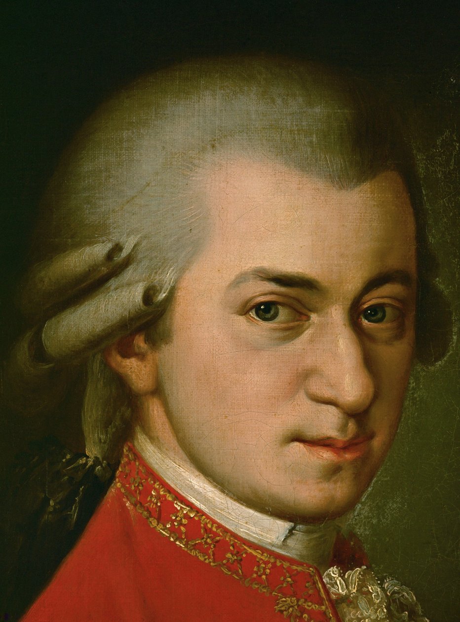 Wolfgang Amadeus Mozart ... (huile sur toile) - Barbara Krafft