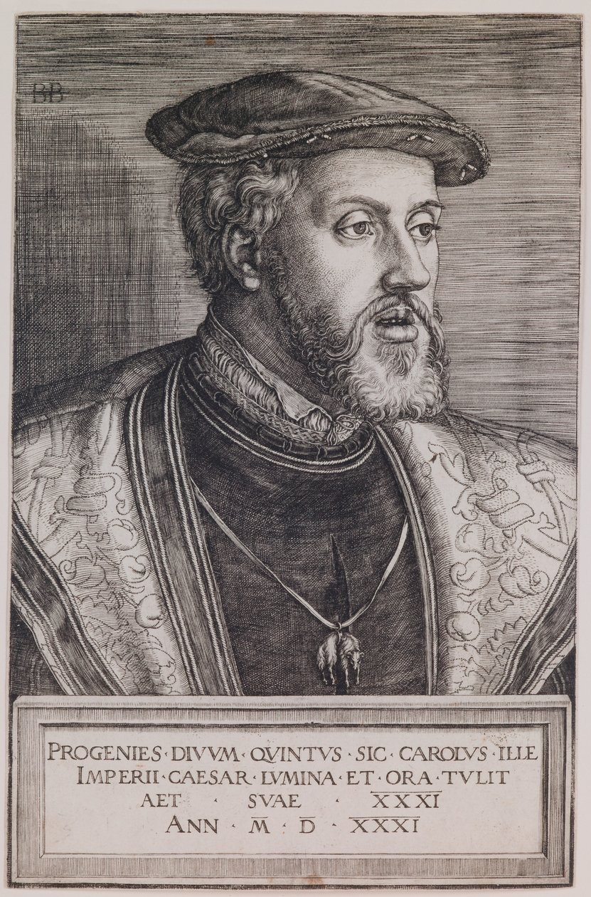 Portrait de Charles Quint - Barthel Beham
