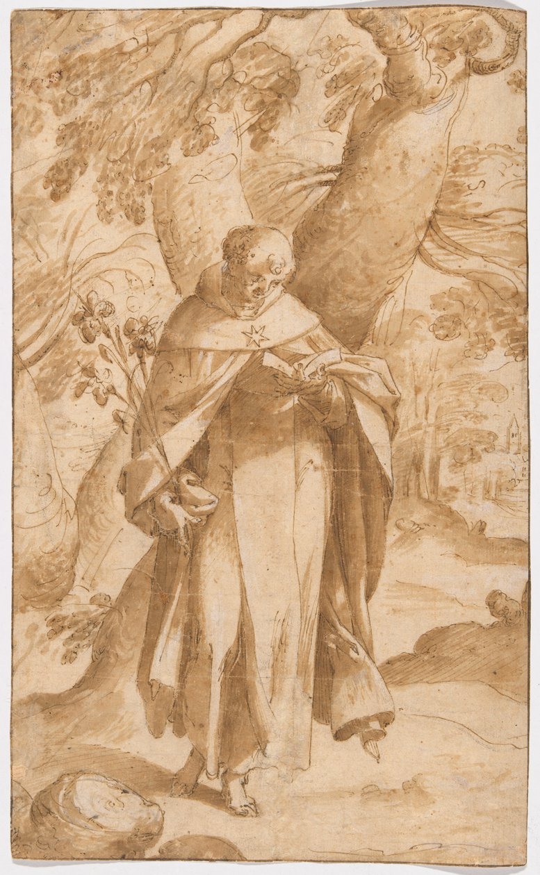 Saint Dominique lisant - Bartholomaeus Spranger