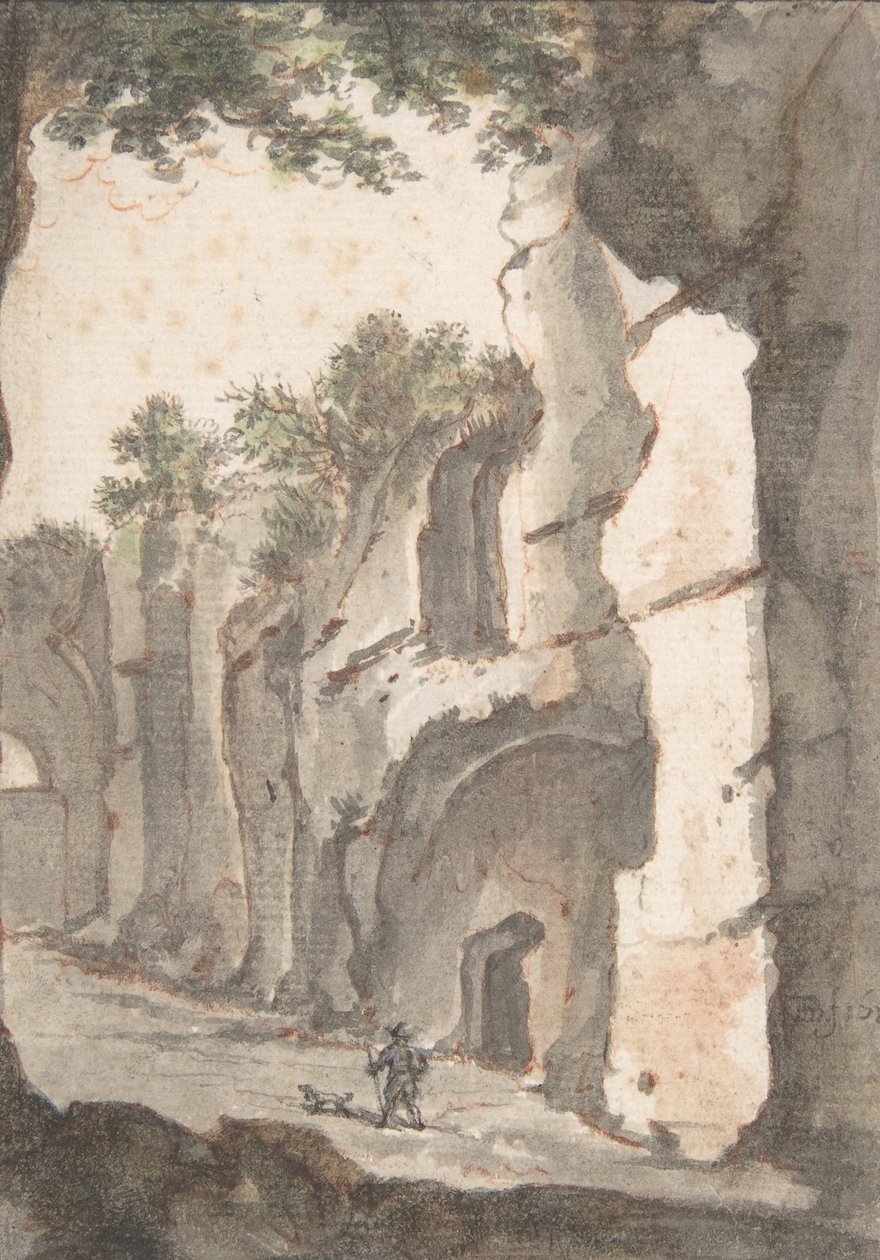 Vue romaine, début du 17ème siècle - Bartholomeus Breenbergh