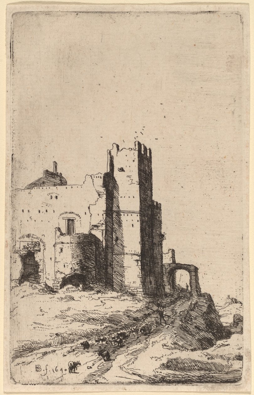 La ville de Leoni, près de Frascati - Bartholomeus Breenbergh