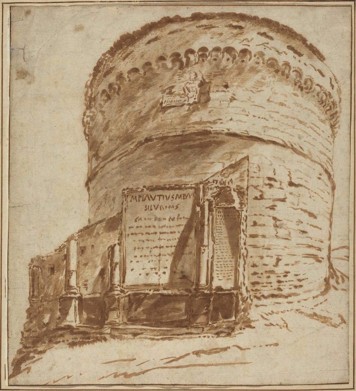 Tombe de Plautius - Bartholomeus Breenbergh