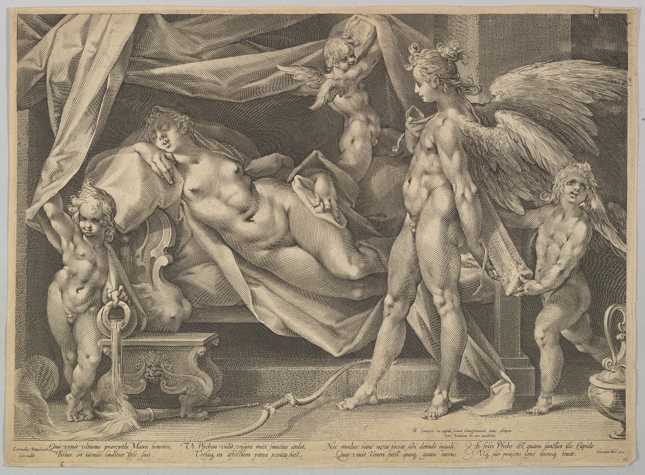 Cupidon et Psyché, vers 1631 - Bartholomeus Spranger