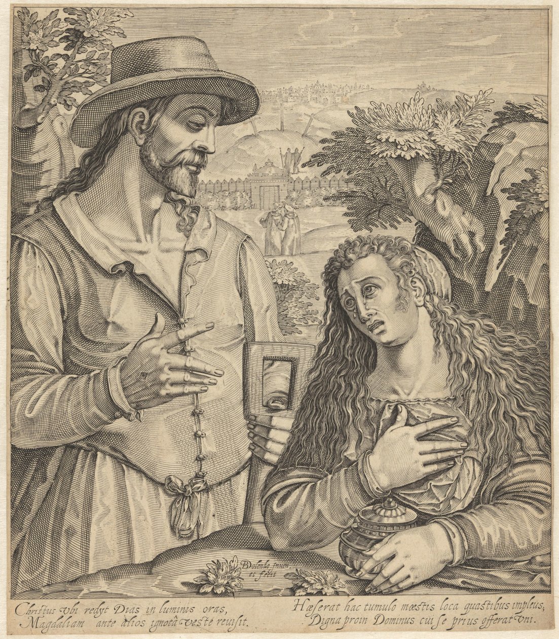 Christ apparaît à Marie Madeleine - Bartholomeus Willemsz. Dolendo