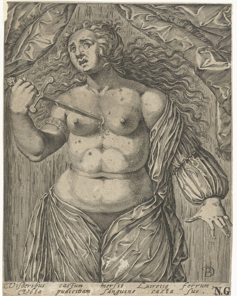 Suicide de Lucrèce - Bartholomeus Willemsz. Dolendo