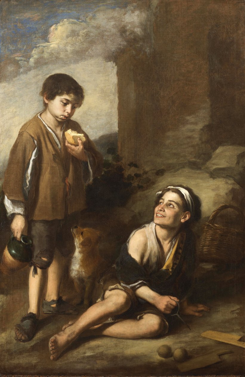 Invitation à un jeu de cerceau (Dulwich Picture Gallery) - Bartolomé Esteban Murillo