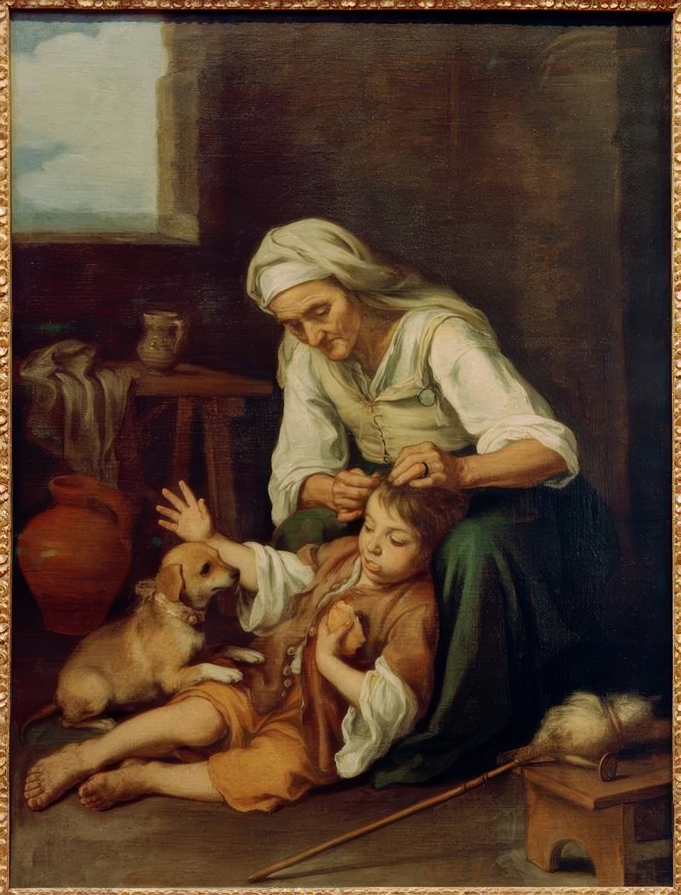 Toilette domestique - Bartolomé Esteban Murillo