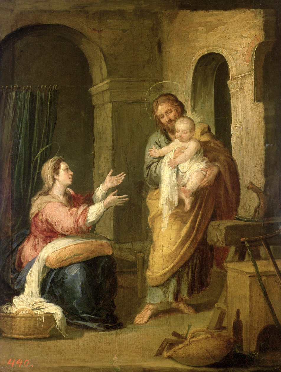 La Sainte Famille, c.1660-70 - Bartolomé Esteban Murillo