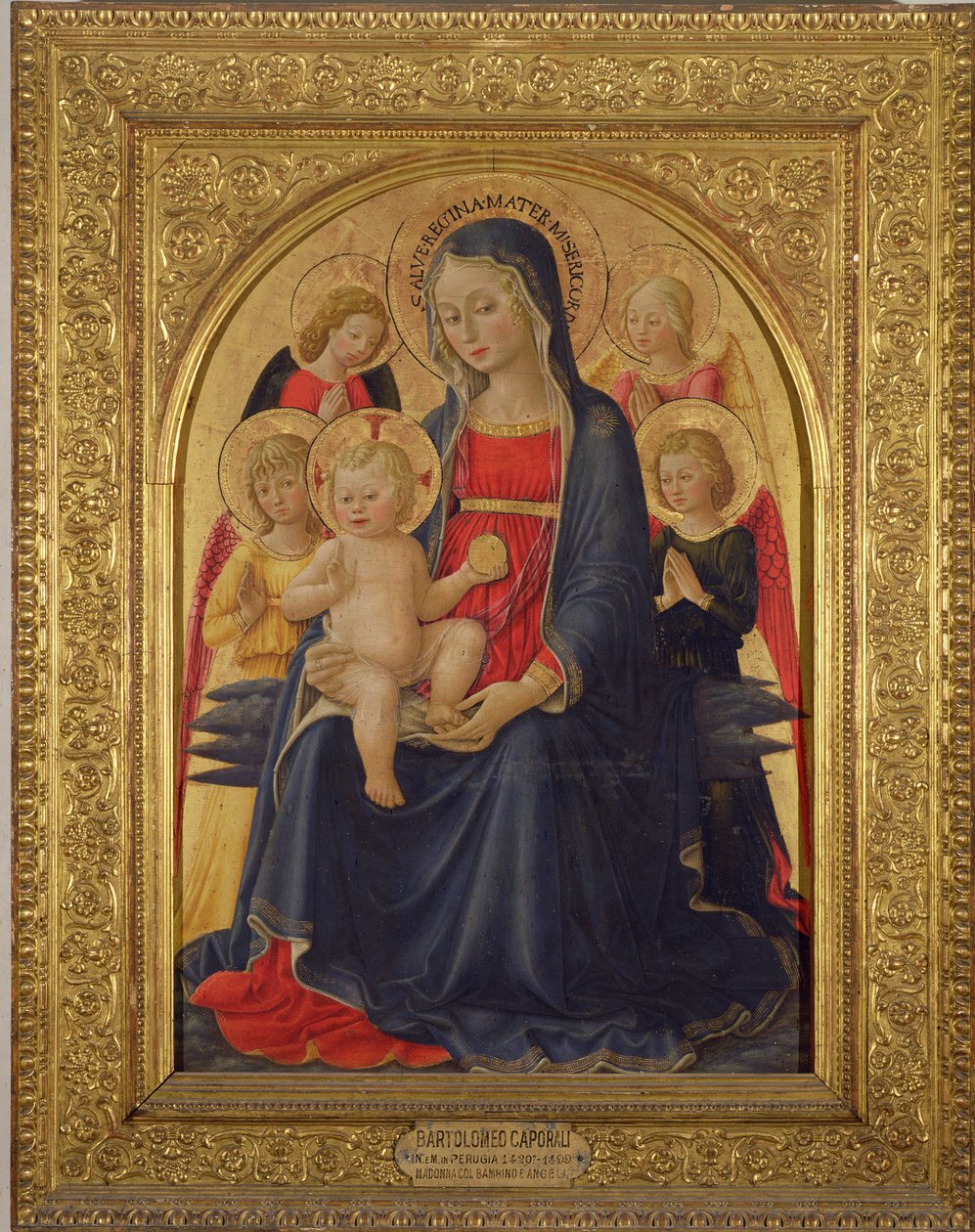 Madone et enfant avec des anges, c.1467 - Bartolomeo Caporali