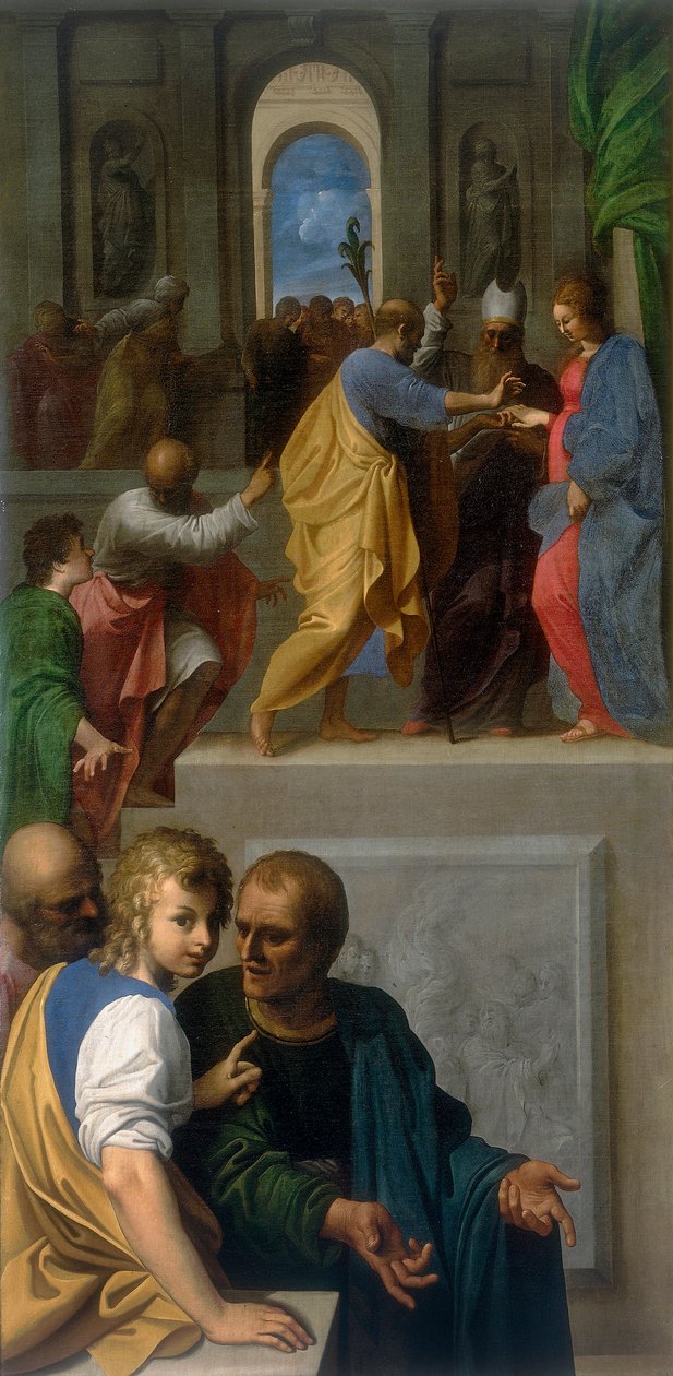 Mariage de la Vierge - Bartolomeo Schedoni