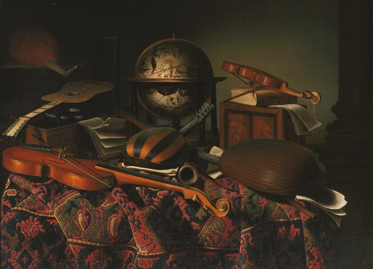 Nature morte aux instruments de musique - Bartolomeo Bettera