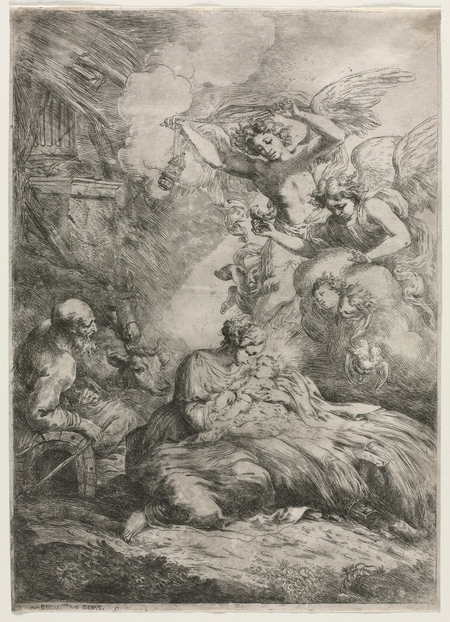 La Nativité - Bartolomeo Biscaino