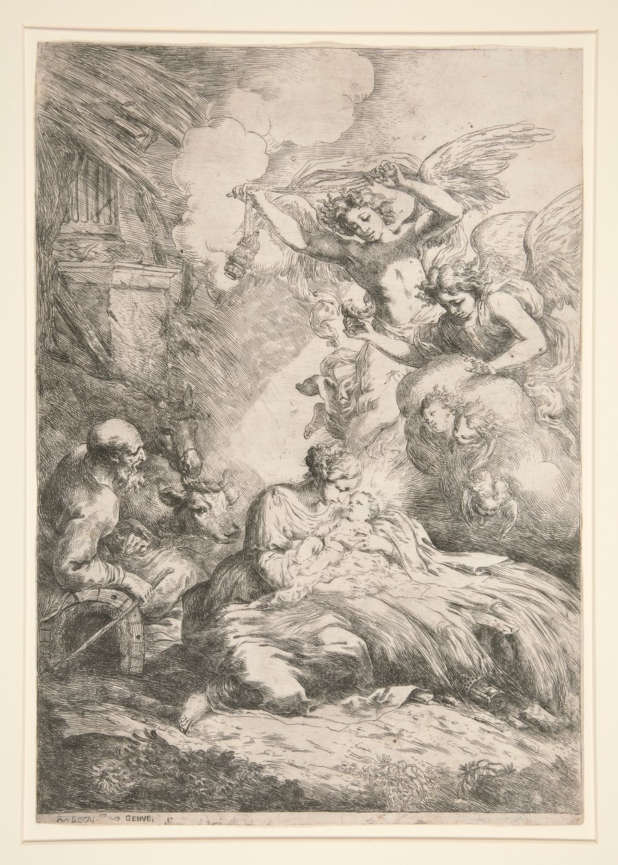 La Nativité - Bartolomeo Biscaino