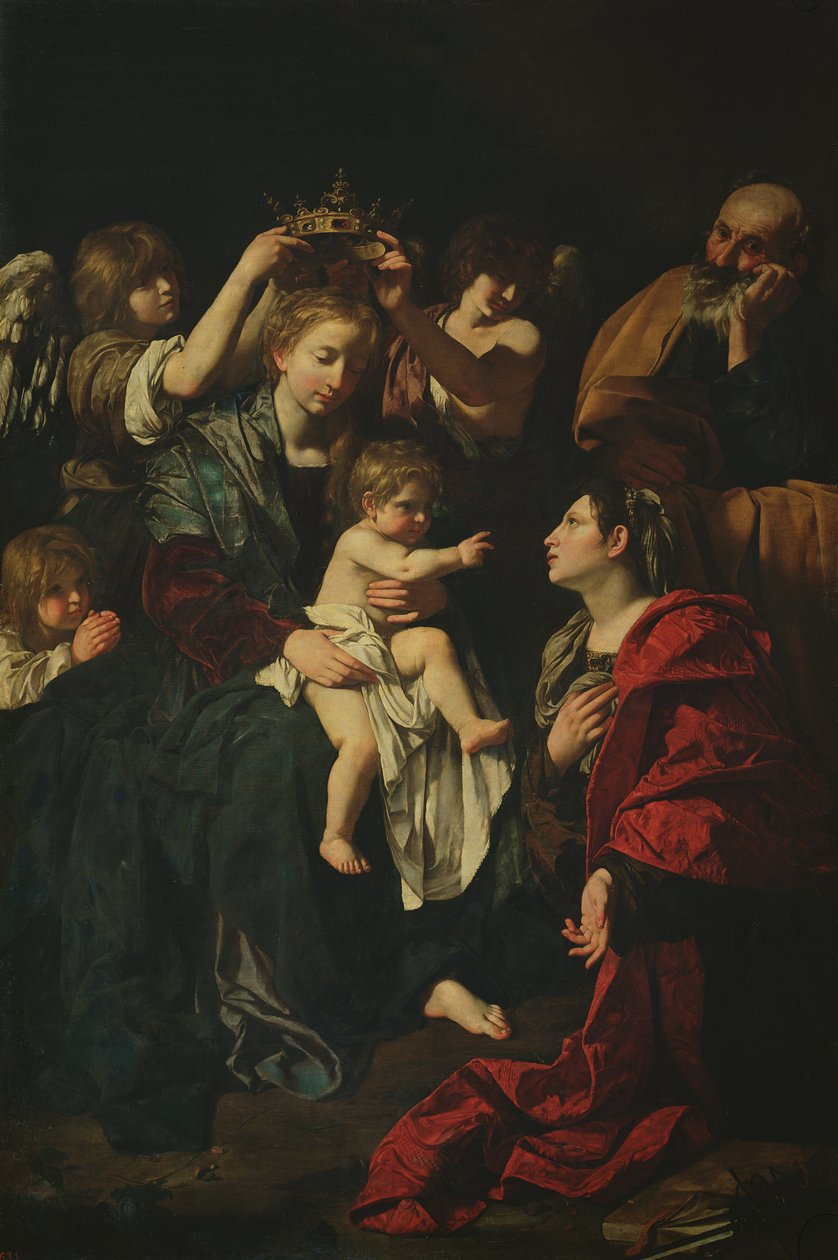 La Sainte Famille avec Sainte Catherine - Bartolomeo Cavarozzi