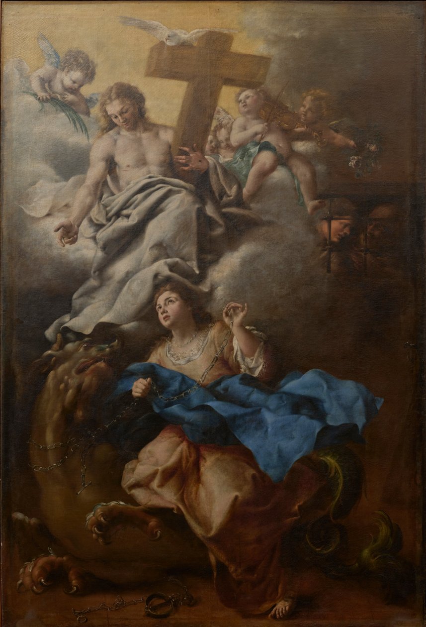 Italien : Vision de Sainte Marguerite - Bartolomeo Guidobono