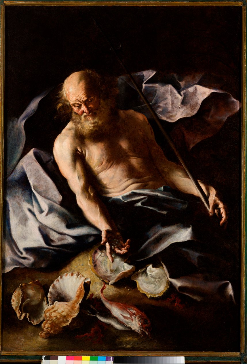 Neptune - Bartolomeo Guidobono