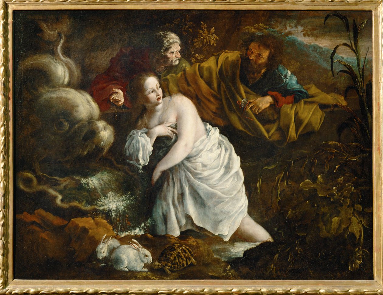 Susannah et les anciens ... - Bartolomeo Guidobono
