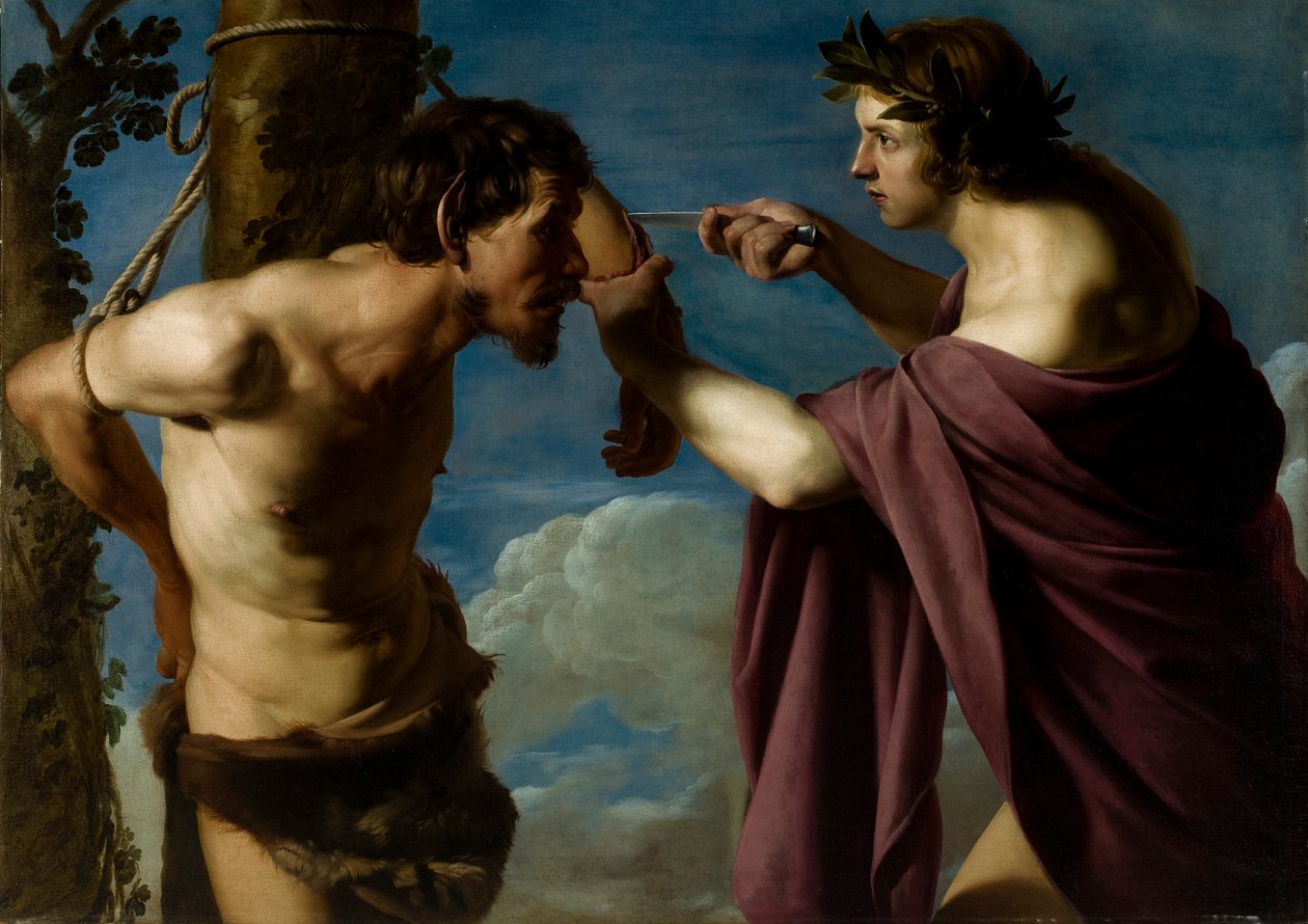 Apollon et Marsyas - Bartolomeo Manfredi