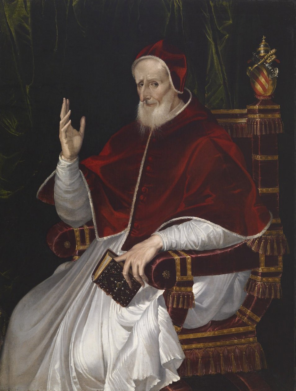 Portrait du pape Pie V, vers 1566 - Bartolomeo Passarotti