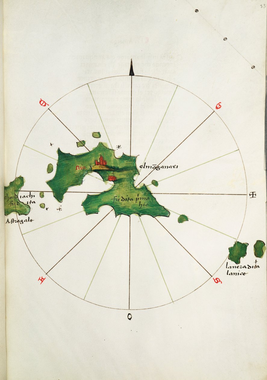 Carte de los, c.1480 - Bartolomeo da li Sonetti