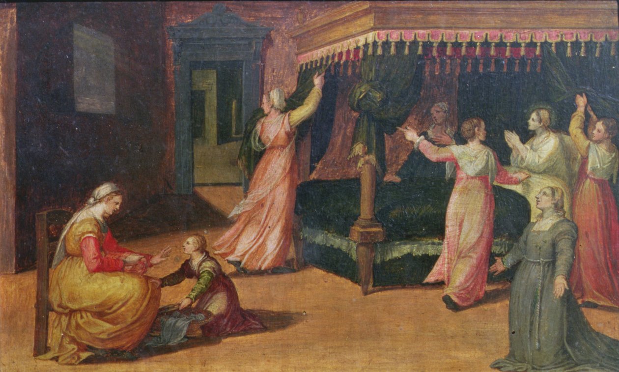 La Vision de Sainte Hildegarde (1098-1179) - Battista Dossi