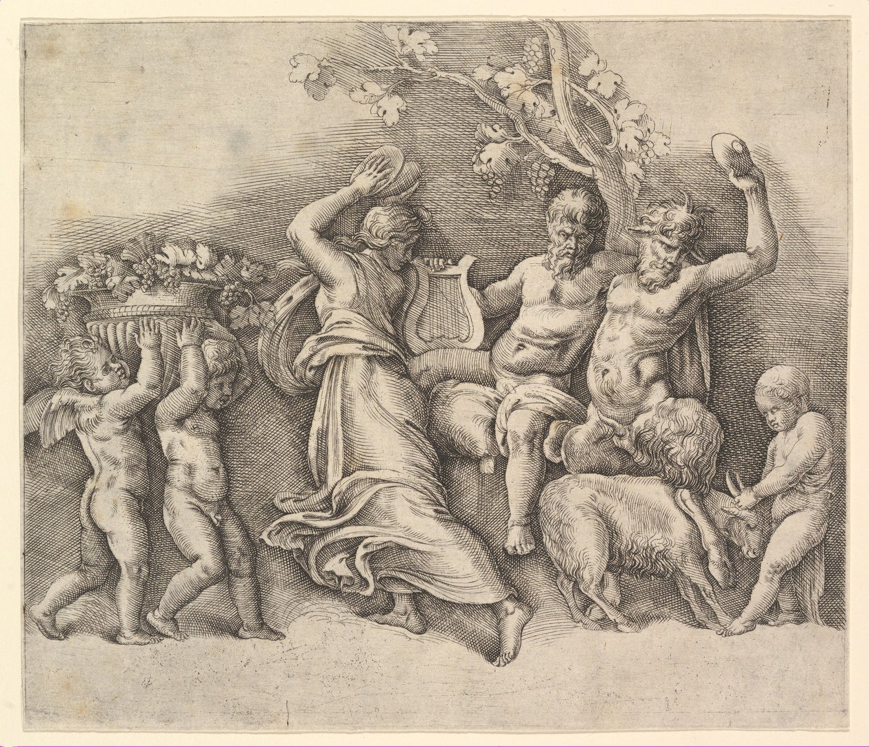Une Bacchanale, 1530-61 - Battista Franco Veneziano