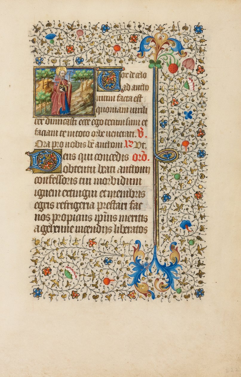 Saint Antoine à la hache - Bedford Master