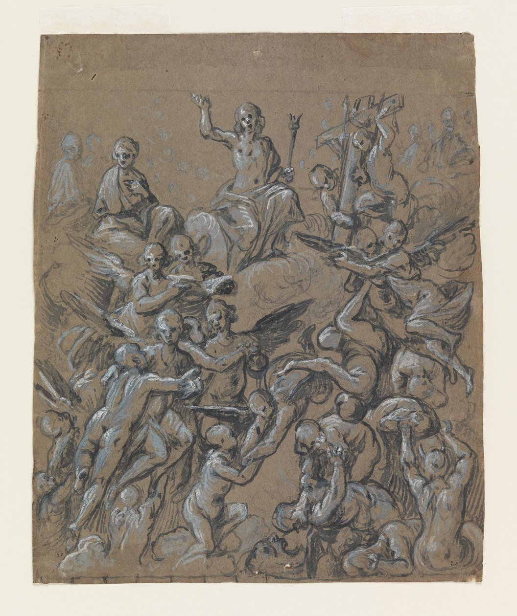 Le Christ en gloire avec des anges - Belisario Corenzio