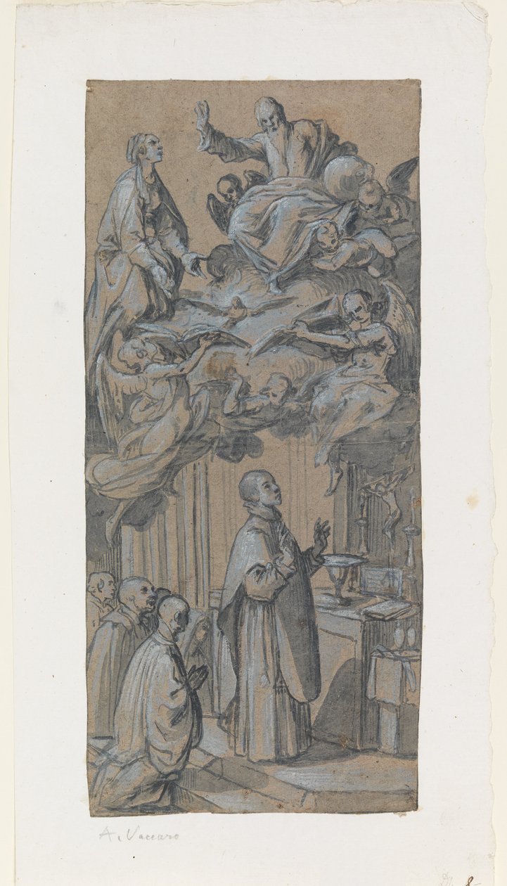 Vision pendant une messe - Belisario Corenzio