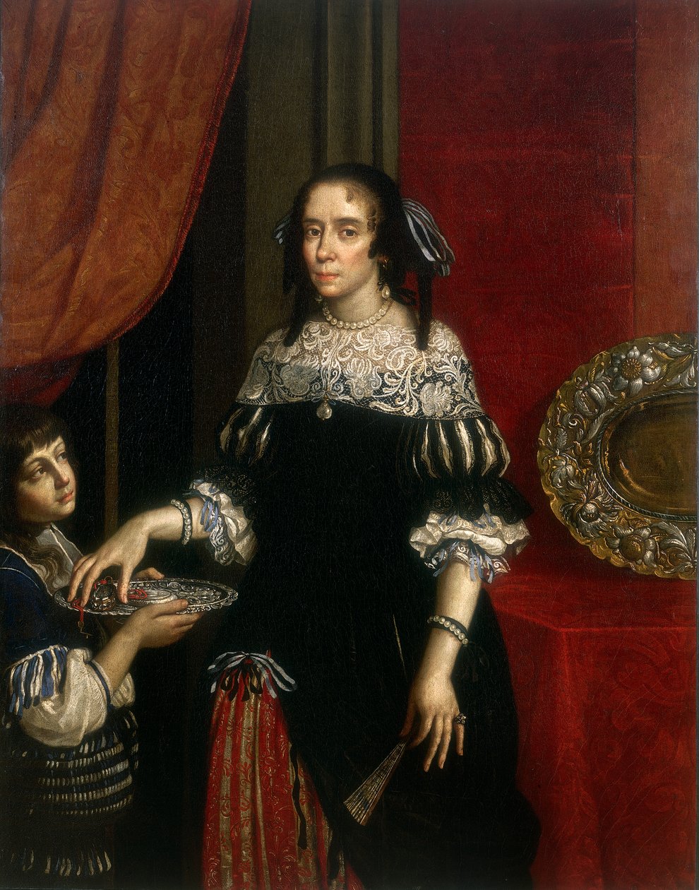 Portrait de la Comtesse Gonzaga de Novellara - Benedetto and Cesare 1637 88 Gennari