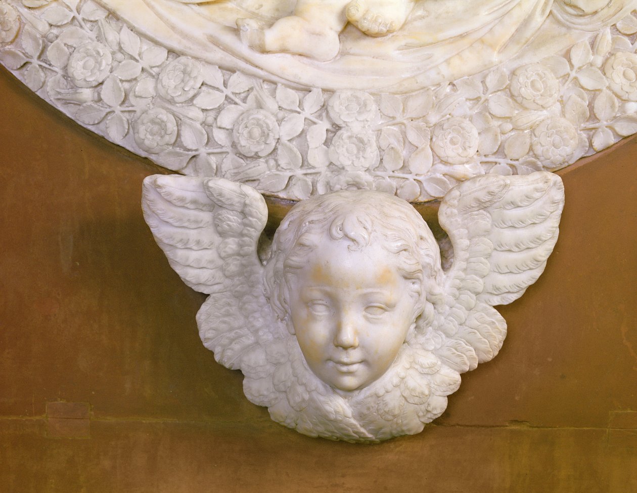 Tombe de Filippo Strozzi dans la chapelle Strozzi (détail) - Benedetto da Maiano
