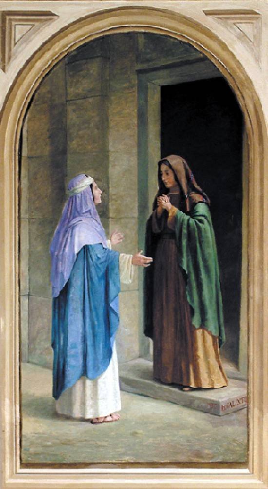 La Visitation de la Vierge à Sainte Élisabeth - Benedito Calixto