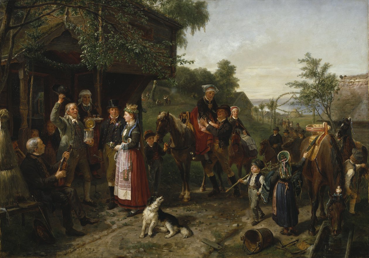 Un mariage à Värend, 1873 - Bengt Nordenberg