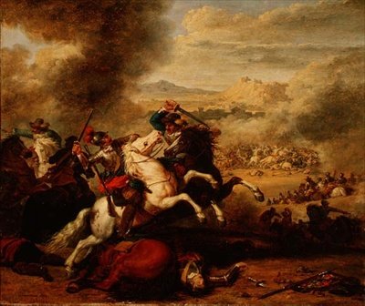 Cavaliers en combat - Benigne Gagnereaux