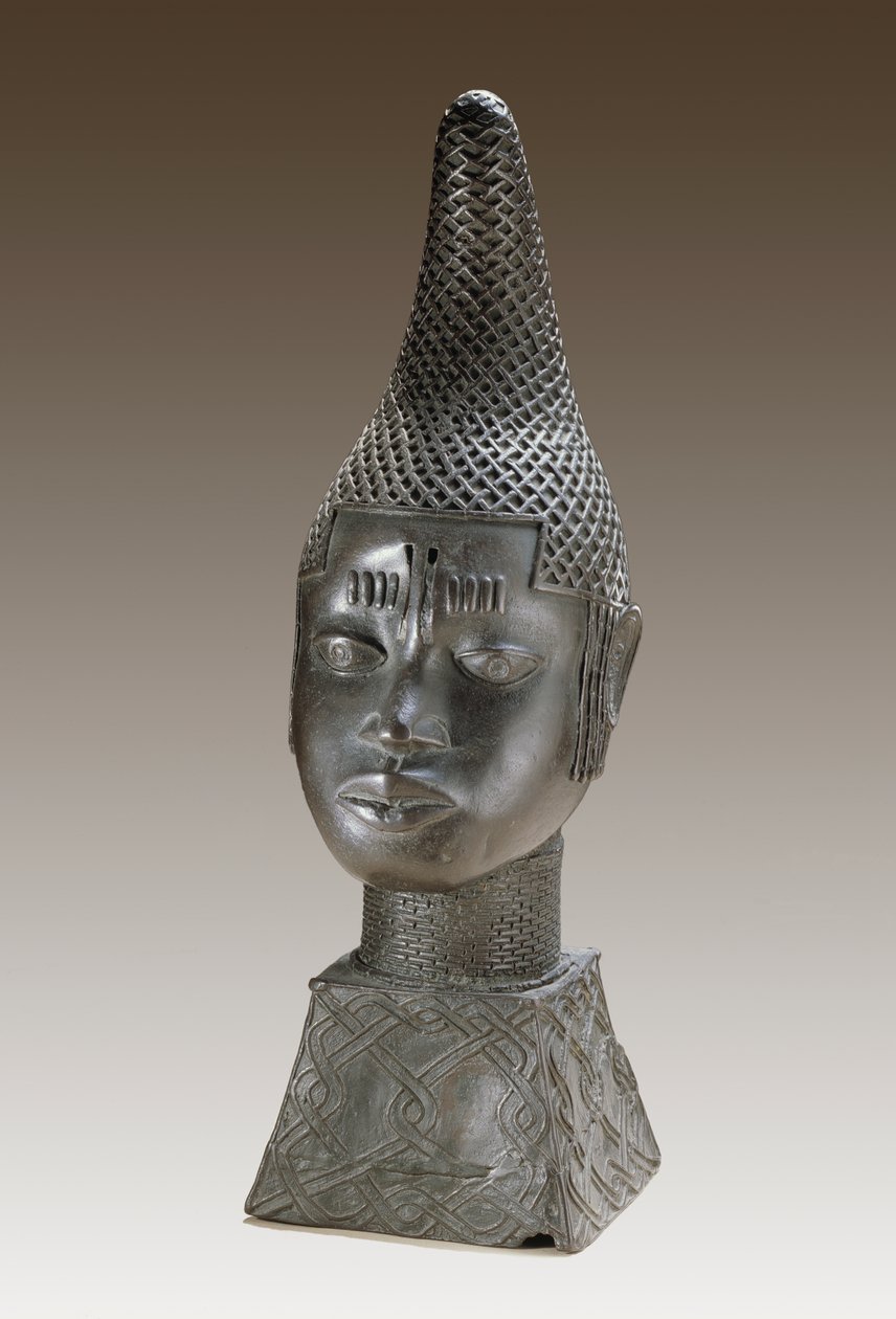 Tête de la reine mère (bronze) - Benin