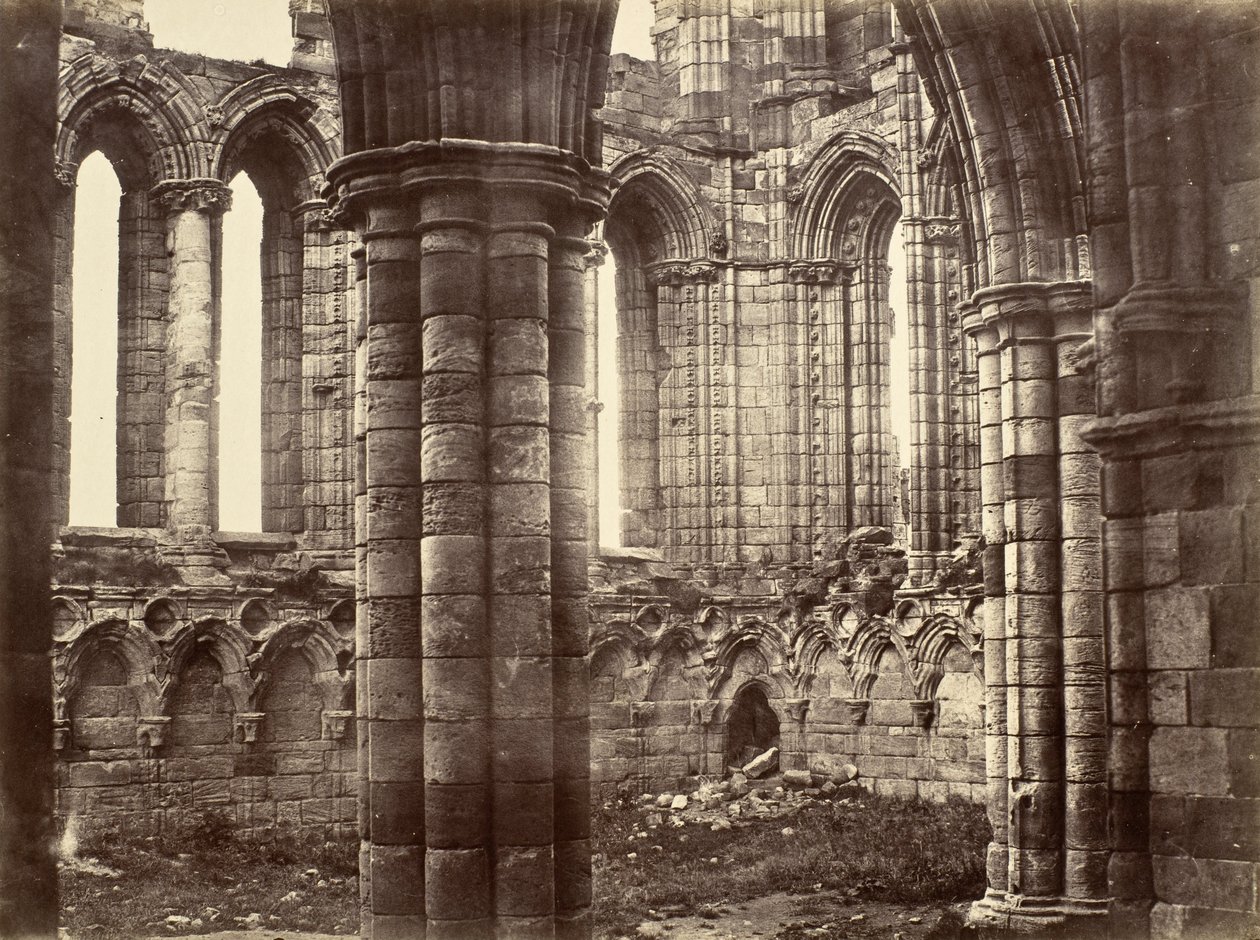Abbaye de Whitby, Yorkshire, Transept Nord - Benjamin Brecknell Turner