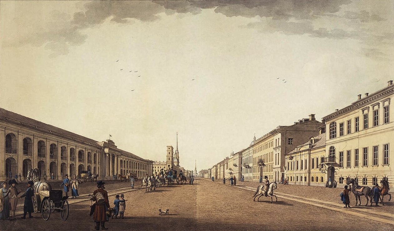 Perspective Nevski, 1799 - Benjamin Patersson