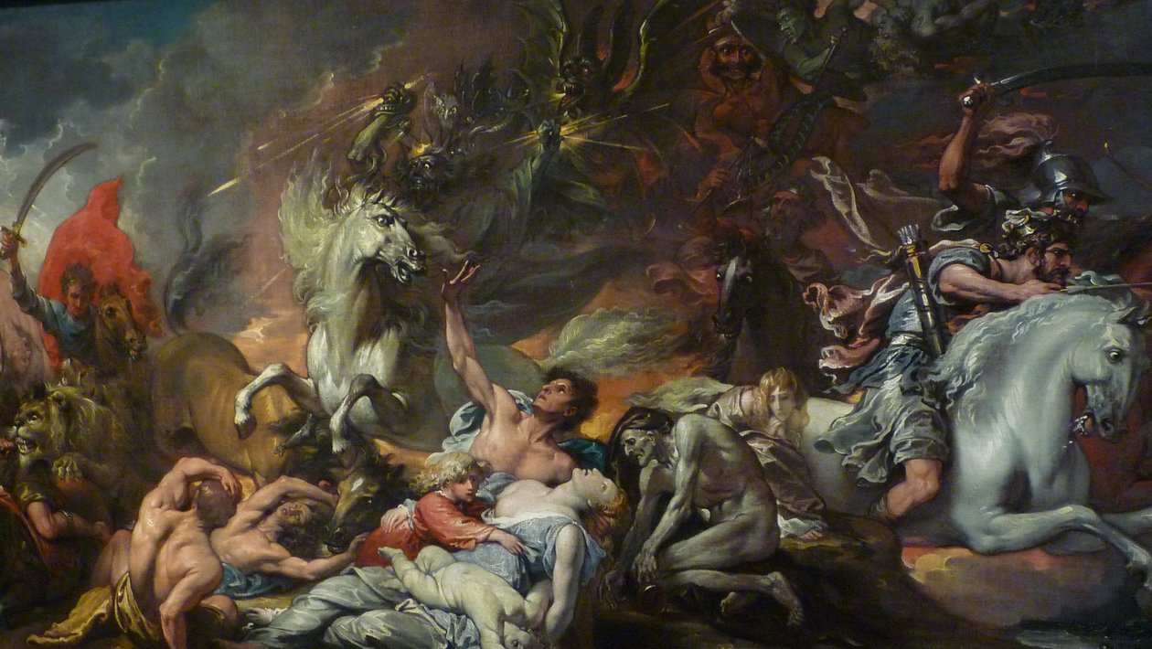 La mort sur un cheval pâle - Benjamin West