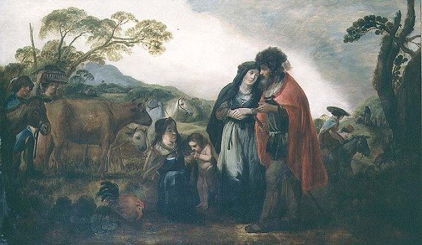 Laban et Rebecca - Benjamin Gerritsz. (after) Cuyp