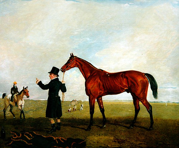 Emilius avec palefrenier - Benjamin Marshall